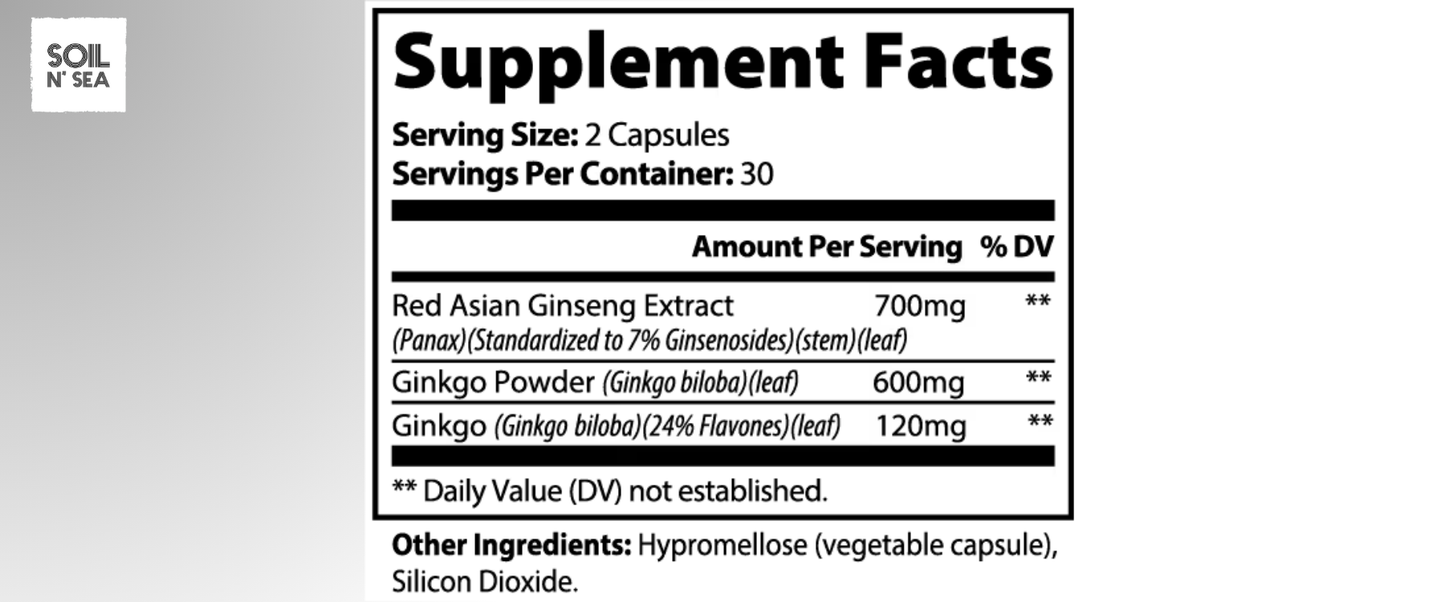 Ginkgo Biloba + Ginseng